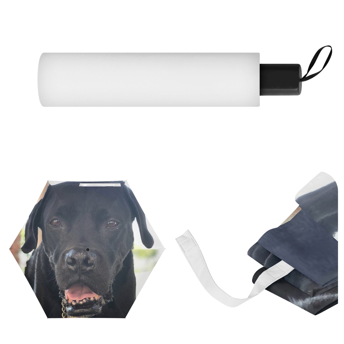 Custom Personalized Manual Folding Umbrella Printing Outside