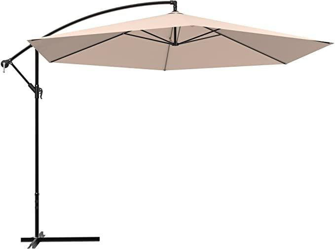 12 FT Outdoor Patio Umbrella Pool Beach Umbrella for Garden Backyard