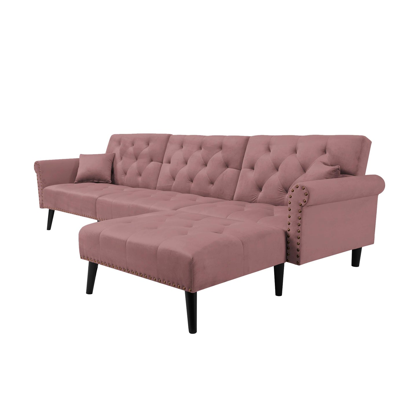 Convertible Sofa bed sleeper velvet