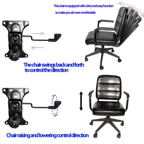 Clearance,Retro Style Office Chair Swivels 360 Degrees