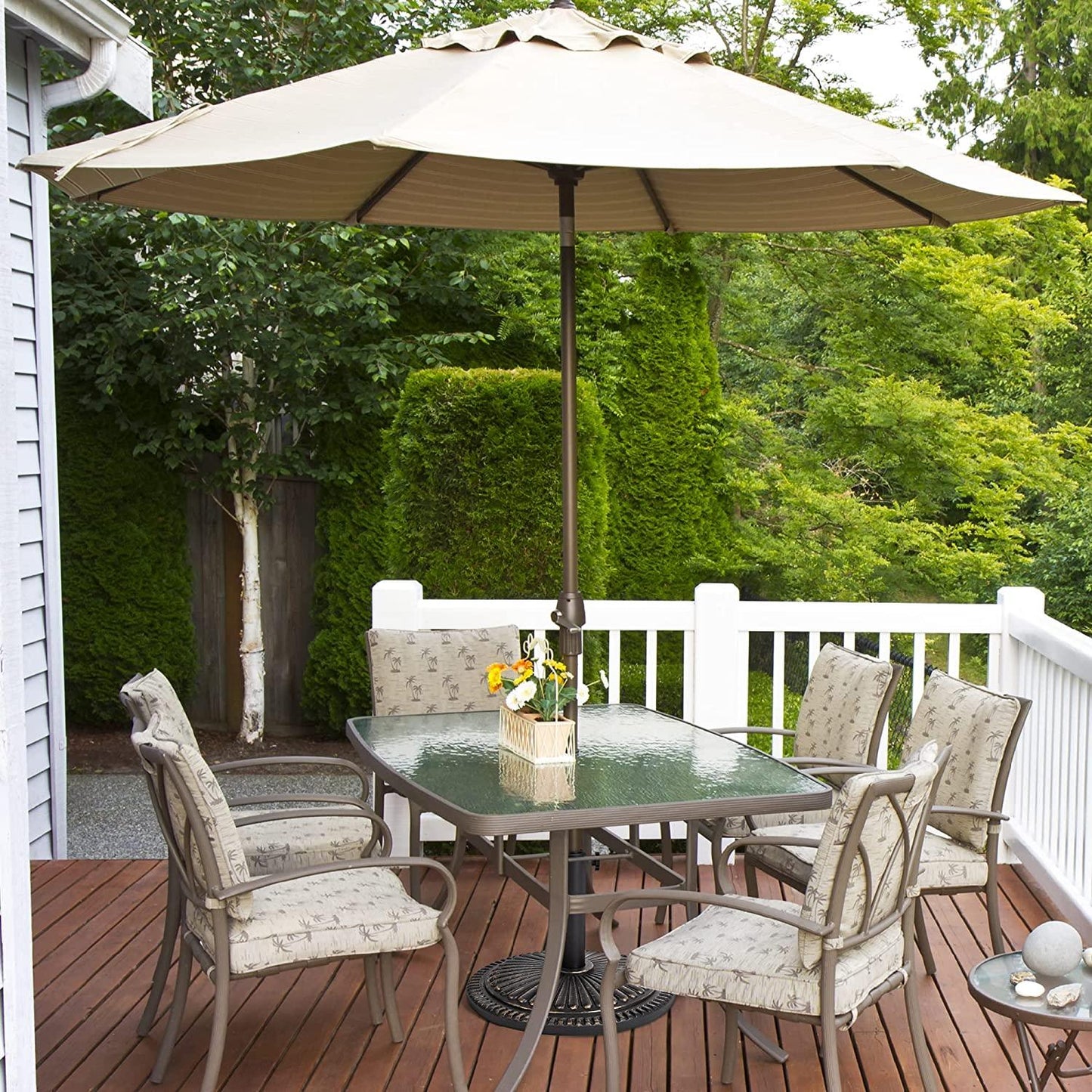 Patio Umbrella Base 18" Outdoor Umbrella Stand Base Market Umbrella Holder