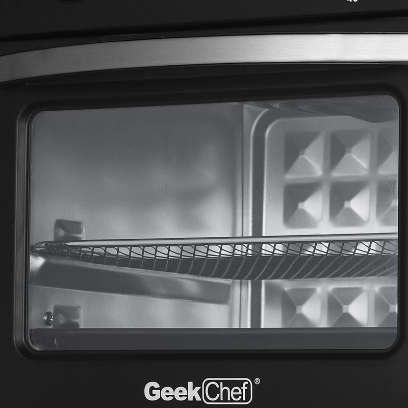 Geek Chef Air Fryer 10QT, Countertop Toaster Oven, 4 Slice Toaster Air Fryer Oven, Stainless Steel