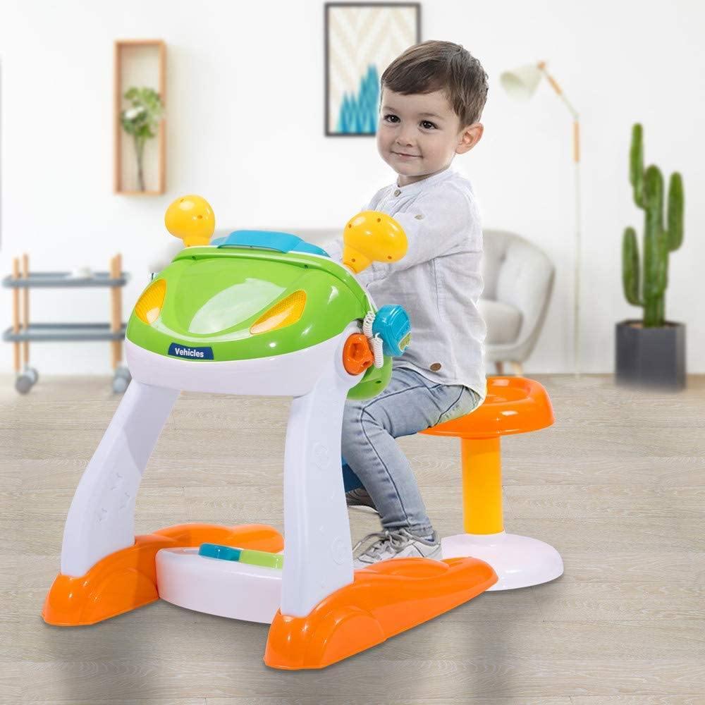 Kids Driving Simulate Ride on Toy Steering Wheel Toy for Toddlers