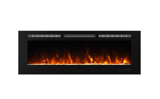 Electric Fireplace,750/1500W, Black