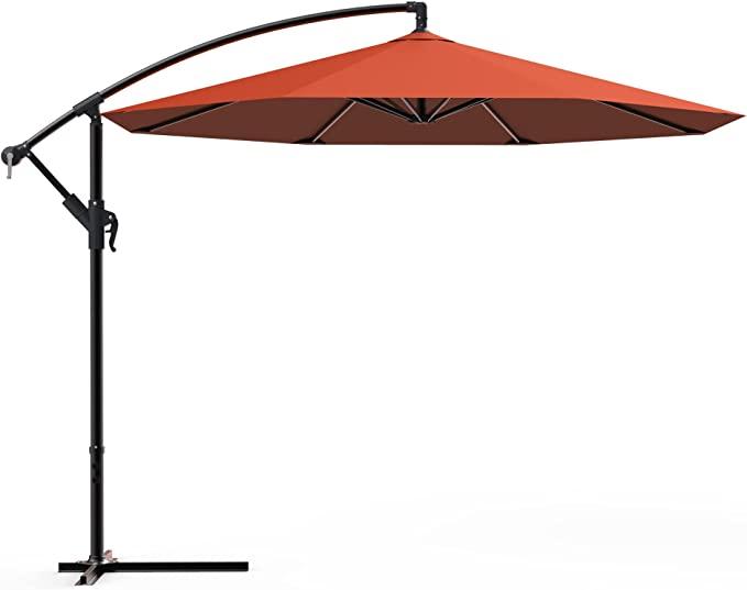 12 FT Outdoor Patio Umbrella Pool Beach Umbrella for Garden Backyard
