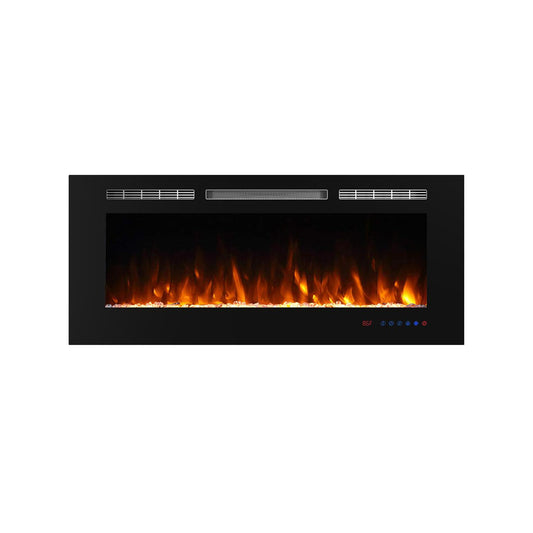 Electric Fireplace,750/1500W, Black