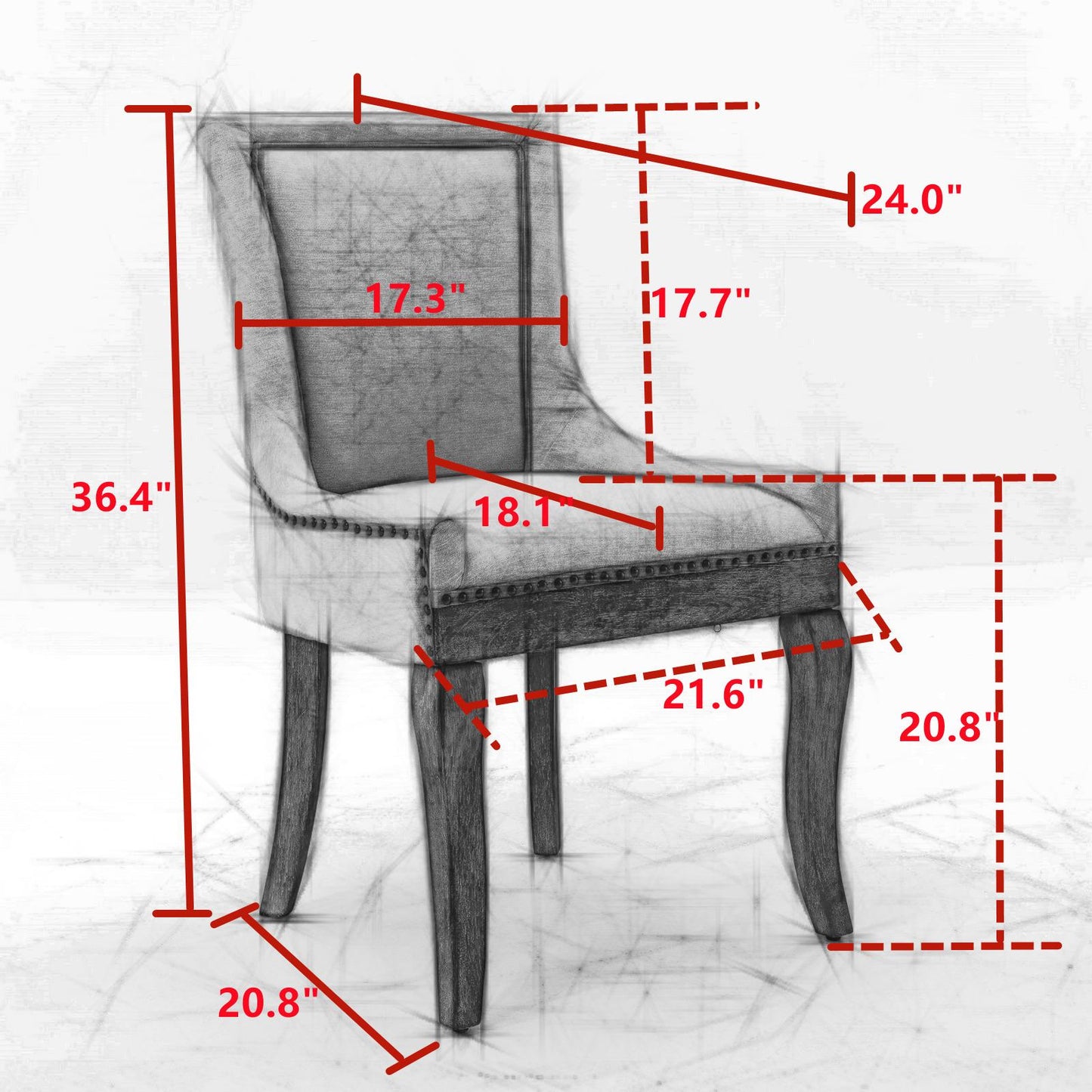 Ultra Side Dining Chair，Set of 2