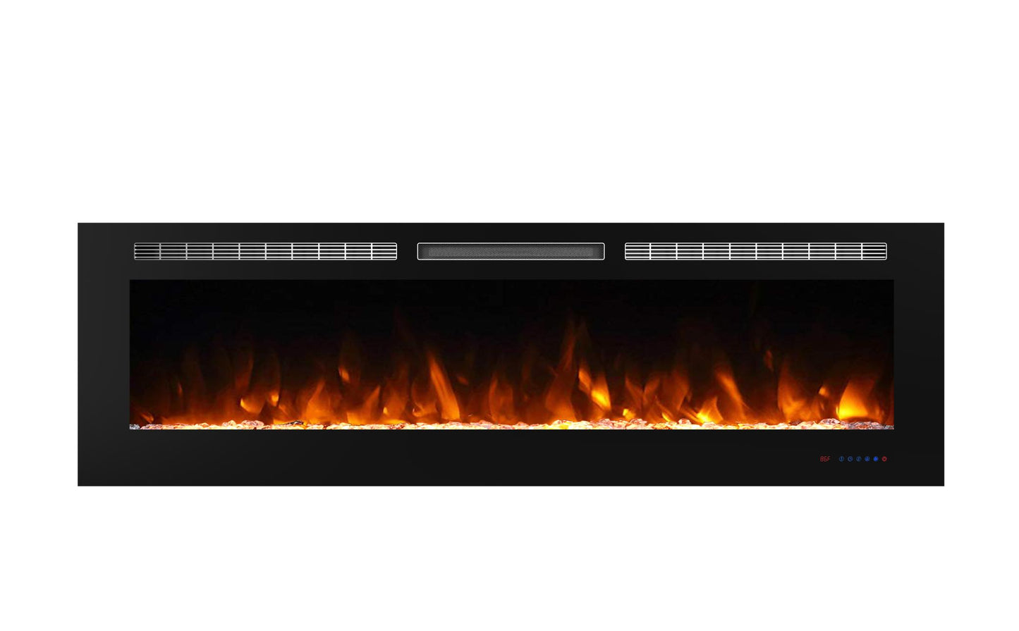 Electric Fireplace,750/1500W, Black