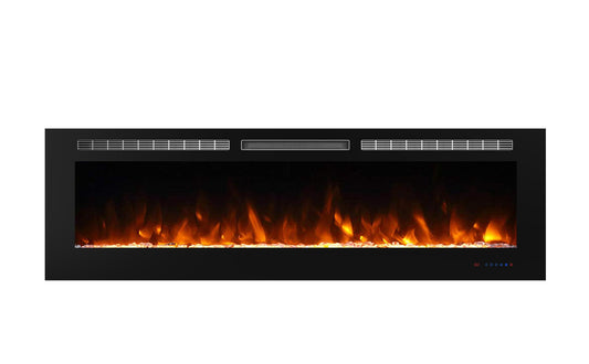Electric Fireplace,750/1500W, Black