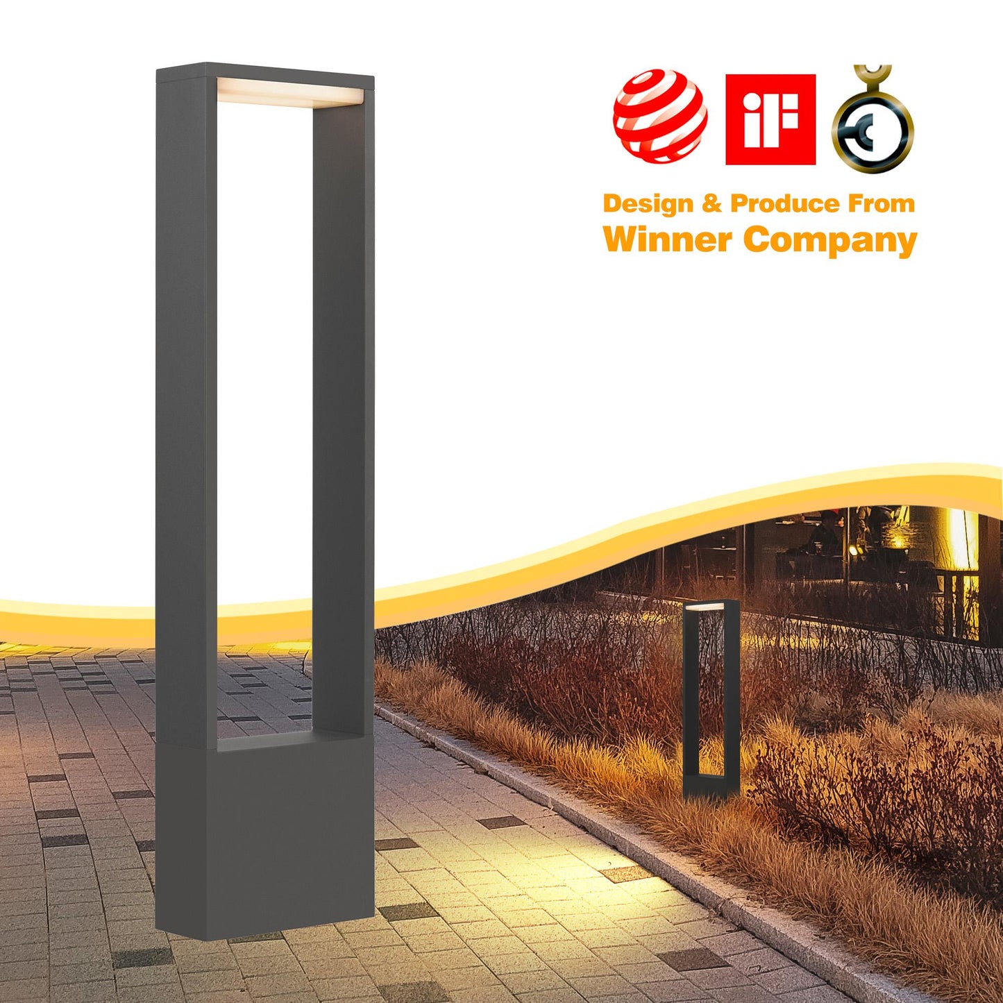 Outdoor Bollard Lamp/Path Light
